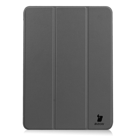 Etui Bizon Case Tab Croc do iPad Air 13" M2 2024, szare