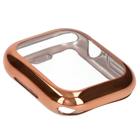 Etui Bizon Case Watch Felipe do Apple Watch 10 (46mm), różowozłote