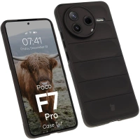Pancerne etui Bizon Case Tur do Xiaomi Poco F7 Pro, czarne