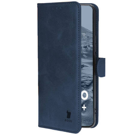Etui z klapką Bizon Case Pocket do Realme 12 Pro / 12 Pro+, granatowe