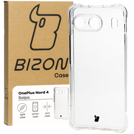 Elastyczne etui Bizon Case Salpa do OnePlus Nord 4, przezroczyste