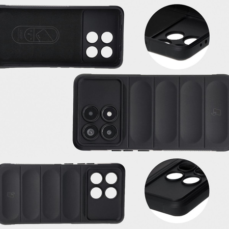 Pancerne etui Bizon Case Tur do Xiaomi Poco F6 Pro, czarne