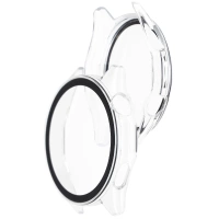 Etui ze szkłem do zegarka Bizon Case+Glass Watch do Huawei Watch GT6 46 mm, przeźroczyste