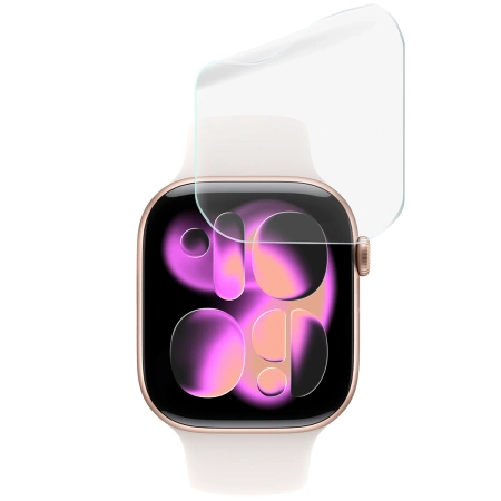Folia hydrożelowa na ekran Bizon Glass Watch Hydrogel do Apple Watch 10 46mm, 2 sztuki