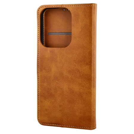 Etui z klapką Bizon Case Pocket do Xiaomi Redmi 15C 4G/5G / Poco C85, brązowe