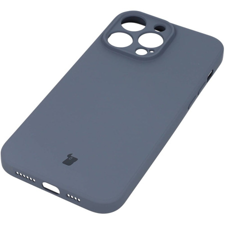 Etui Bizon Case Silicone do iPhone 14 Pro Max, szare