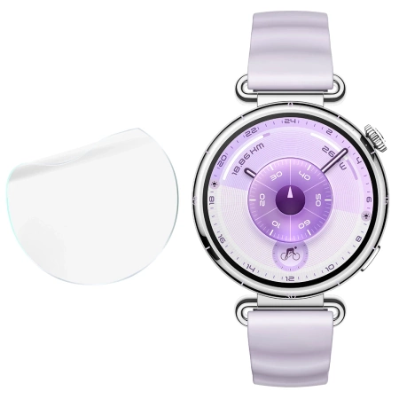 Folia hydrożelowa na ekran Bizon Glass Watch Hydrogel Duo do Huawei Watch GT6 41 mm, 2 sztuki