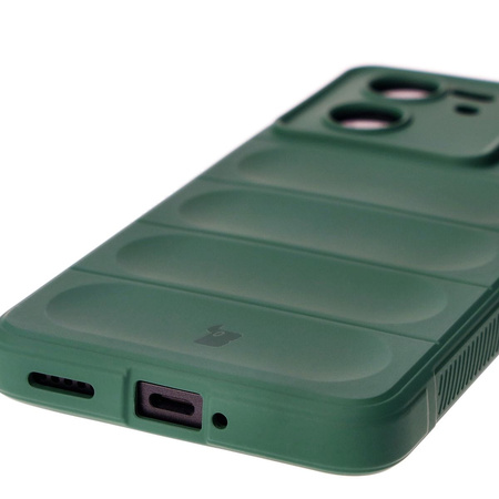 Pancerne etui Bizon Case Tur do Xiaomi 13T Pro / 13T, ciemnozielone