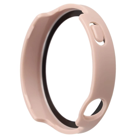 Etui ze szkłem do zegarka Bizon Case+Glass Watch do Huawei Watch GT6 41 mm, różowe