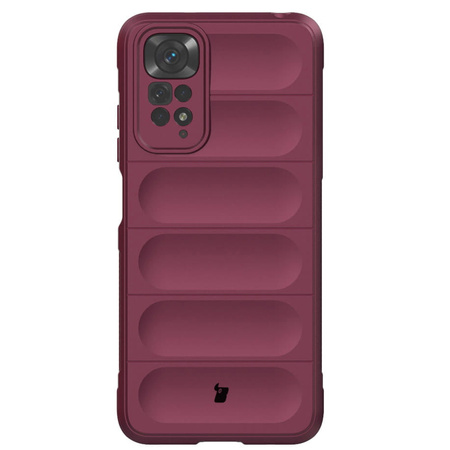 Pancerne etui Bizon Case Tur do Xiaomi Redmi Note 11 / 11S 4G, burgundowe