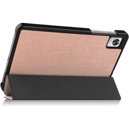 Etui Bizon Case Tab Croc do Realme Pad Mini 8.7, różowozłote