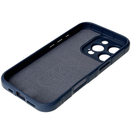 Pancerne etui Bizon Case Tur do iPhone 16 Pro, granatowe
