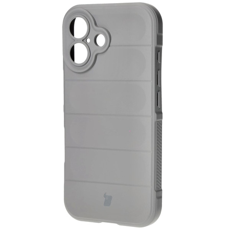 Pancerne etui Bizon Case Tur do iPhone 16, jasnoszare
