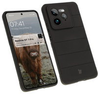 Pancerne etui Bizon Case Tur do Realme GT 7 Pro, czarne