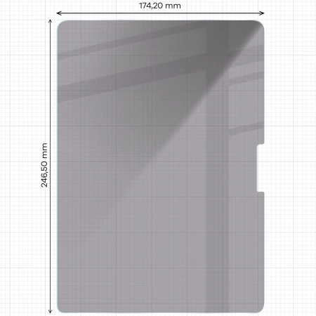 Prywatyzujące szkło hartowane Bizon Glass Tab Clear Shadow do iPad Pro 11 2024, 2 sztuki