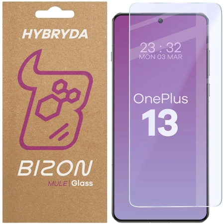 Elastyczne szkło hybrydowe Bizon Glass Mule do OnePlus 13