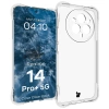 Elastyczne etui + 2x folia na ekran Bizon Case Clear Pack do Realme 14 Pro Plus 5G