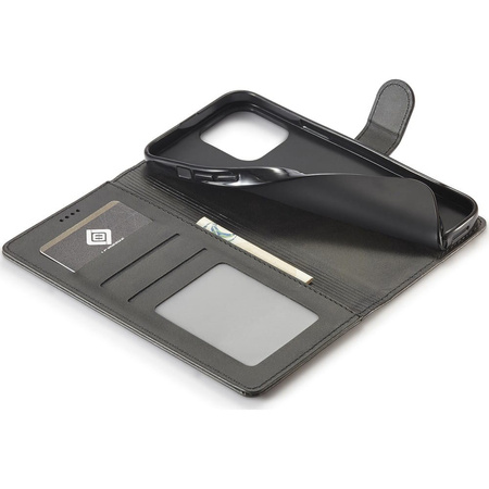 Etui Bizon Case Wallet do iPhone 14 Pro, czarne