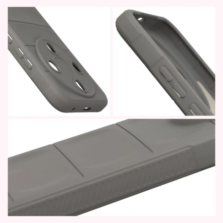 Pancerne etui Bizon Case Tur do Honor Magic8 Lite, jasnoszare