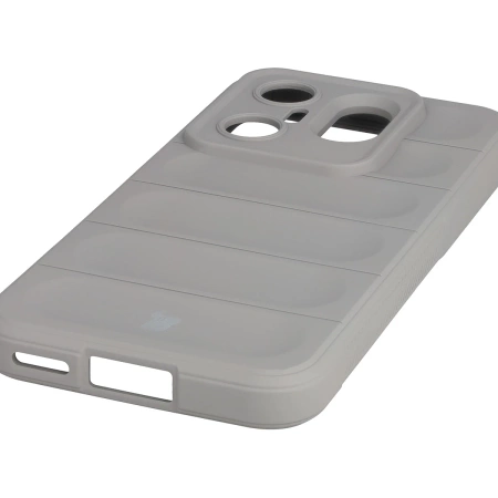 Pancerne etui Bizon Case Tur do Vivo X200 FE, jasnoszare