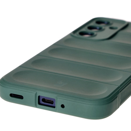 Pancerne etui Bizon Case Tur do Galaxy M35 5G, ciemnozielone