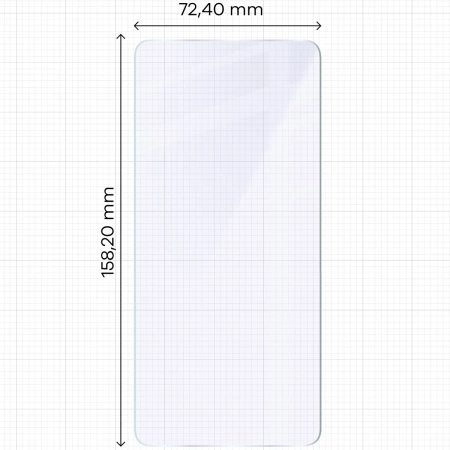 Elastyczne szkło hybrydowe Bizon Glass Mule do Realme GT 7