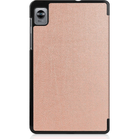 Etui Bizon Case Tab Croc do Realme Pad Mini 8.7, różowozłote