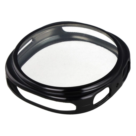 Etui z osłoną ekranu Bizon Case Watch Felipe do Galaxy Watch 8 44 mm, czarne