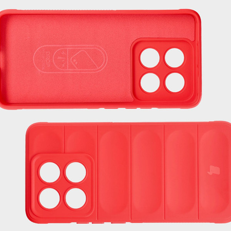 Pancerne etui Bizon Case Tur do Xiaomi 14T, czerwone