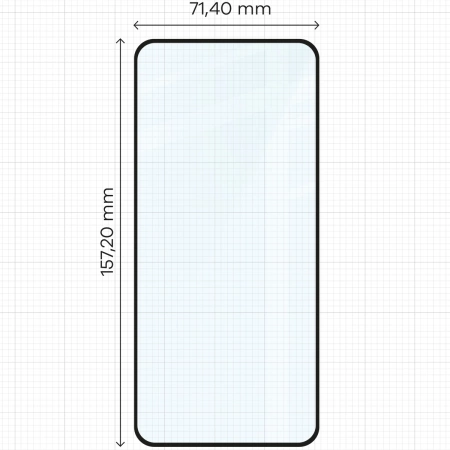 2x Szkło hartowane z ramką + szybka na aparat Bizon Edge 2 Pack do Xiaomi Redmi 14C 4G