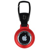 Etui Bizon Case Locator Magnetic do Apple AirTag, czerwone