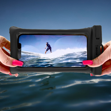 Etui wodoszczelne Bizon Case Hydrofloat, czarne