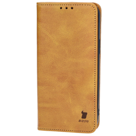Etui z klapką Bizon Case Pocket Pro do iPhone 14 Plus, brązowe