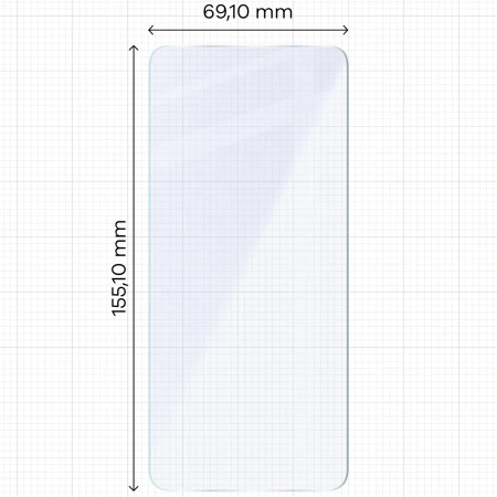 Elastyczne szkło hybrydowe Bizon Glass Mule Duo do Xiaomi POCO F7 Ultra, 2 sztuki