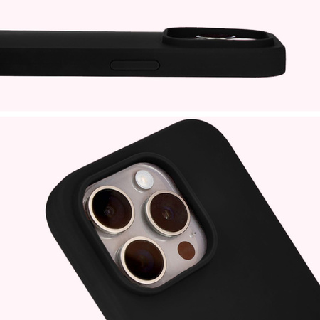 Etui silikonowe do Apple iPhone 14 Pro Bizon Soft Case, czarne