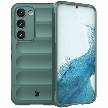 Pancerne etui Bizon Case Tur do Galaxy S23, ciemnozielone