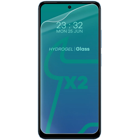 Folia hydrożelowa na ekran Bizon Glass Hydrogel do Redmi Note 12S, 2 sztuki