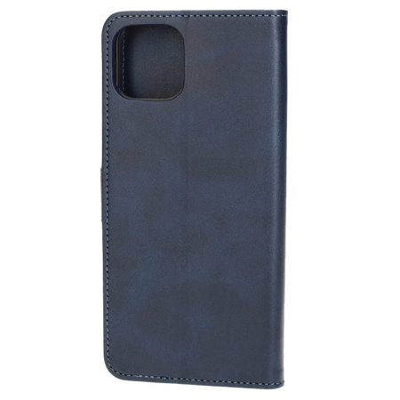 Etui z klapką Bizon Case Pocket do iPhone 15 Plus, granatowe