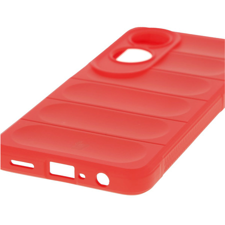 Pancerne etui Bizon Case Tur do Oppo A60 4G, czerwone