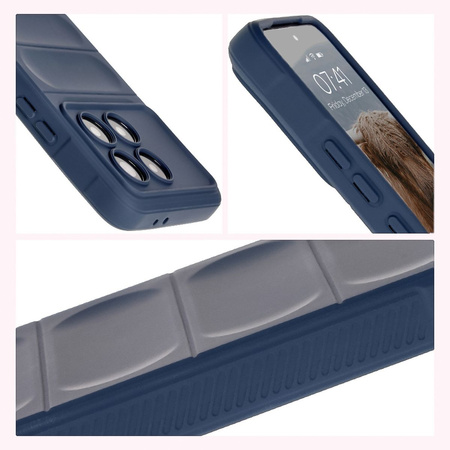 Pancerne etui Bizon Case Tur do Xiaomi Poco F6 Pro, granatowe