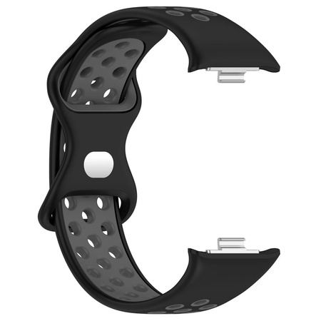 Pasek Bizon Strap Watch Octo do Redmi Watch 4 / Xiaomi Smart Band 9 Pro / 8 Pro, czarno-szary