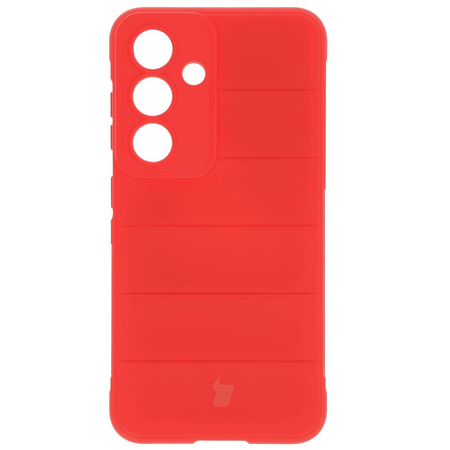 Pancerne etui Bizon Case Tur do Galaxy S25, czerwone