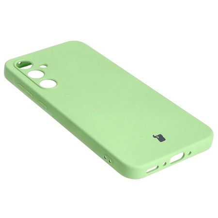 Etui Bizon Case Silicone do Galaxy A35 5G, jasnozielone