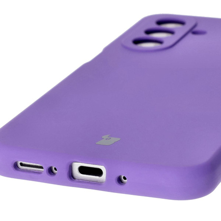 Silikonowe etui Bizon Soft Case do Galaxy A17 5G / A26 5G, fioletowe
