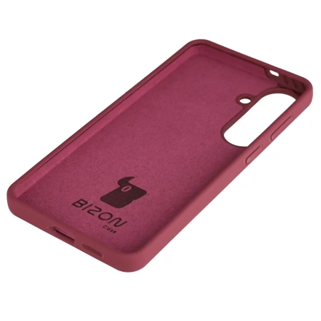 Silikonowe etui Bizon Soft Case do Galaxy S26 Plus, ciemnofioletowe