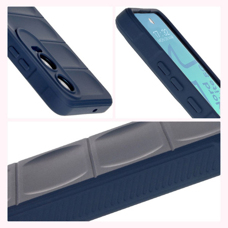 Pancerne etui Bizon Case Tur do OnePlus Nord CE4 Lite 5G, granatowe