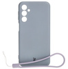 Etui Bizon Case Silicone do Galaxy M34 5G, szare