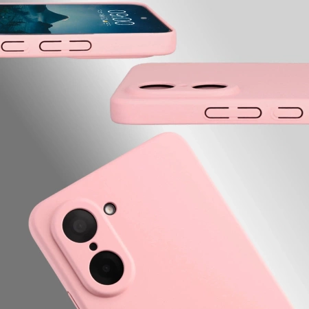 Etui Bizon Case Łupka do OnePlus Nord CE5 5G, różowe