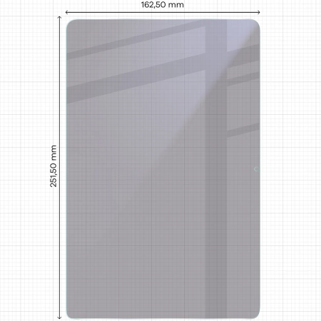 Prywatyzujące szkło hybrydowe Bizon Glass Tab Mule Shadow do Galaxy Tab S10 Lite, matowe