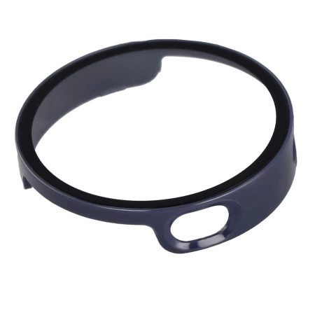 Etui ze szkłem do zegarka Bizon Case Watch Adamo do Xiaomi Watch S4 41 mm, niebiekie